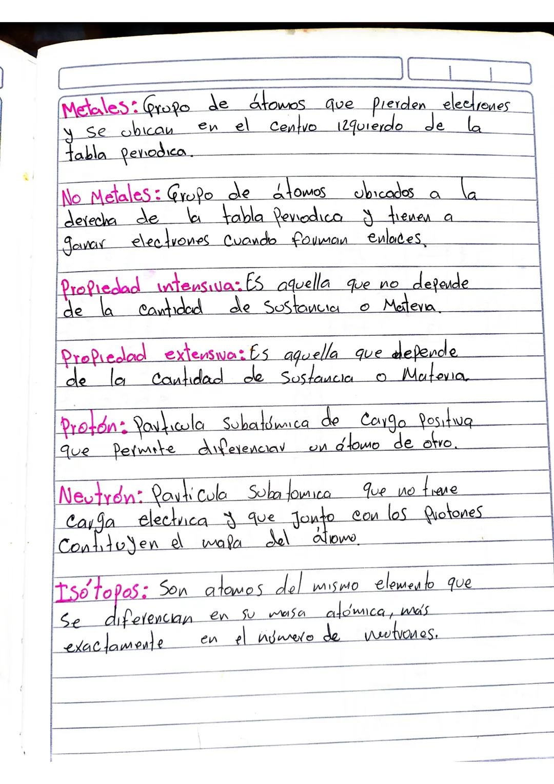 Vocabulario quimico
[Atomo: Unidad estructural de la materia, to
representativa de los elementos químicos.
Molécula: Particula formada por d