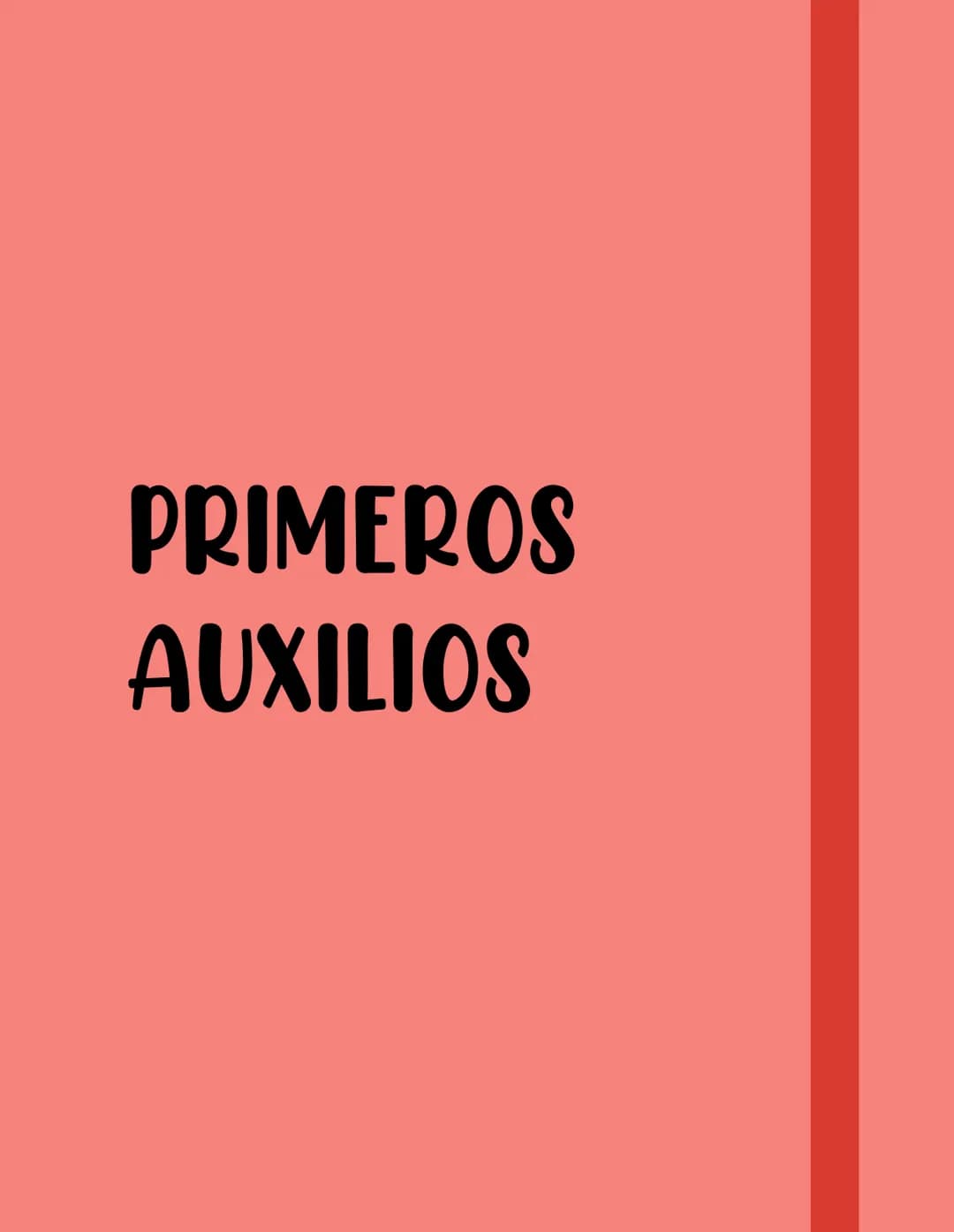 PRIMEROS
AUXILIOS Primeros auxILIOS
Los primeros auxilios son muy importantes, ya que de los
primeros minutos dependerá el pronóstico de la 