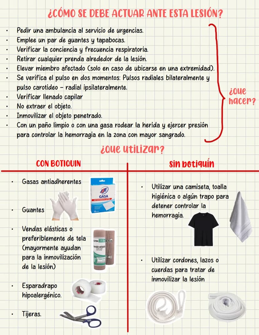 PRIMEROS
AUXILIOS Primeros auxILIOS
Los primeros auxilios son muy importantes, ya que de los
primeros minutos dependerá el pronóstico de la 