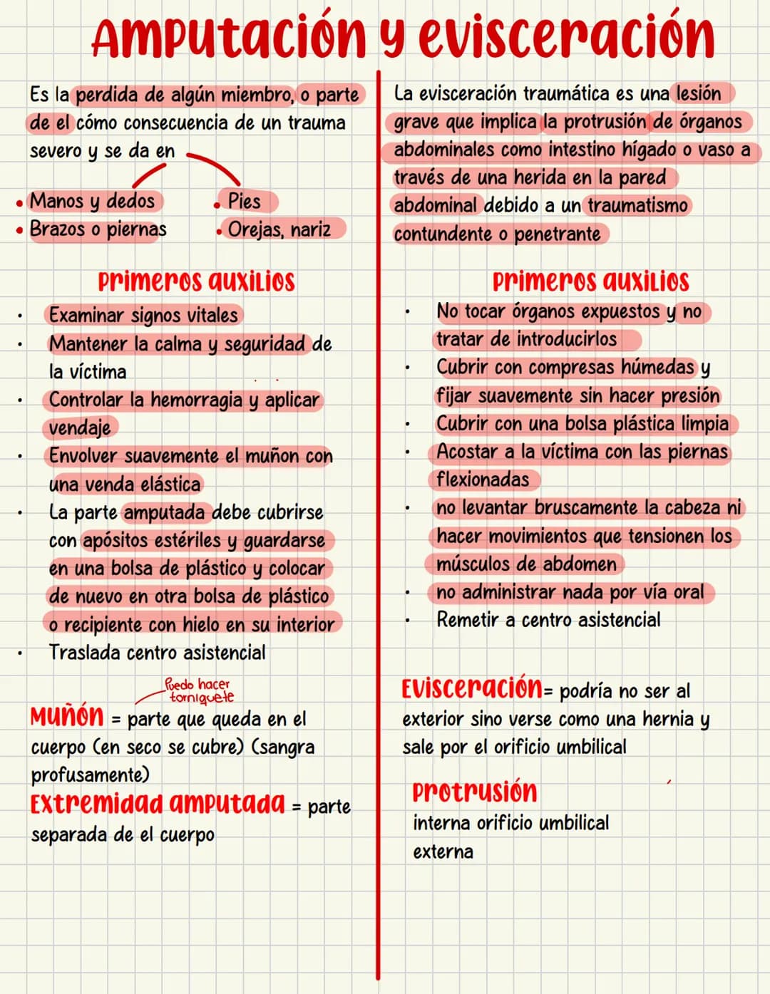 PRIMEROS
AUXILIOS Primeros auxILIOS
Los primeros auxilios son muy importantes, ya que de los
primeros minutos dependerá el pronóstico de la 