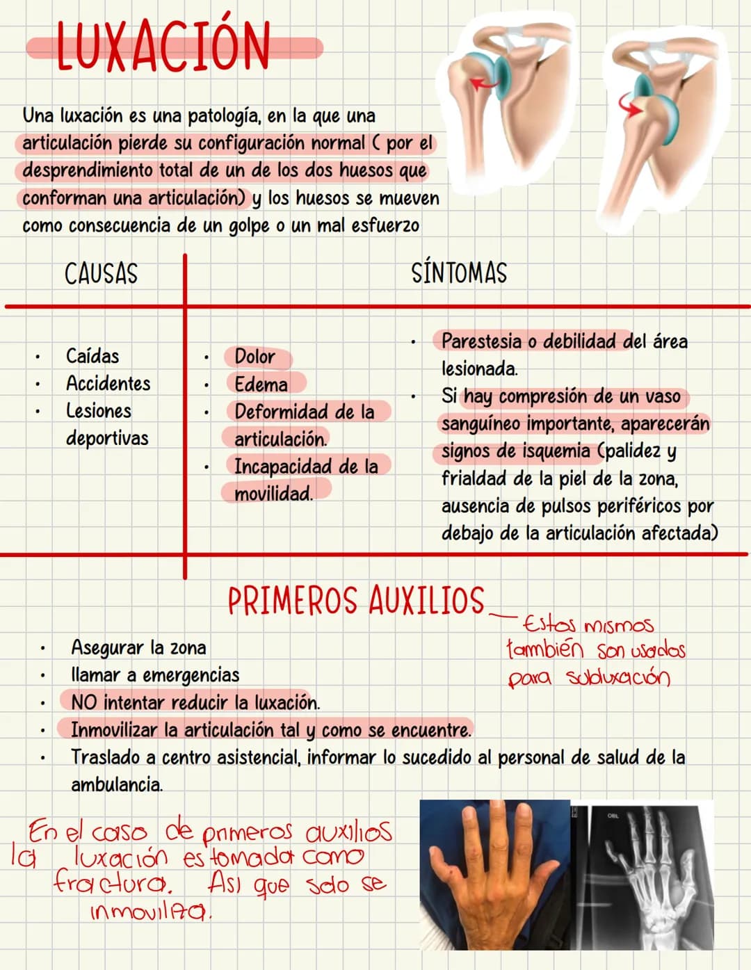 PRIMEROS
AUXILIOS Primeros auxILIOS
Los primeros auxilios son muy importantes, ya que de los
primeros minutos dependerá el pronóstico de la 