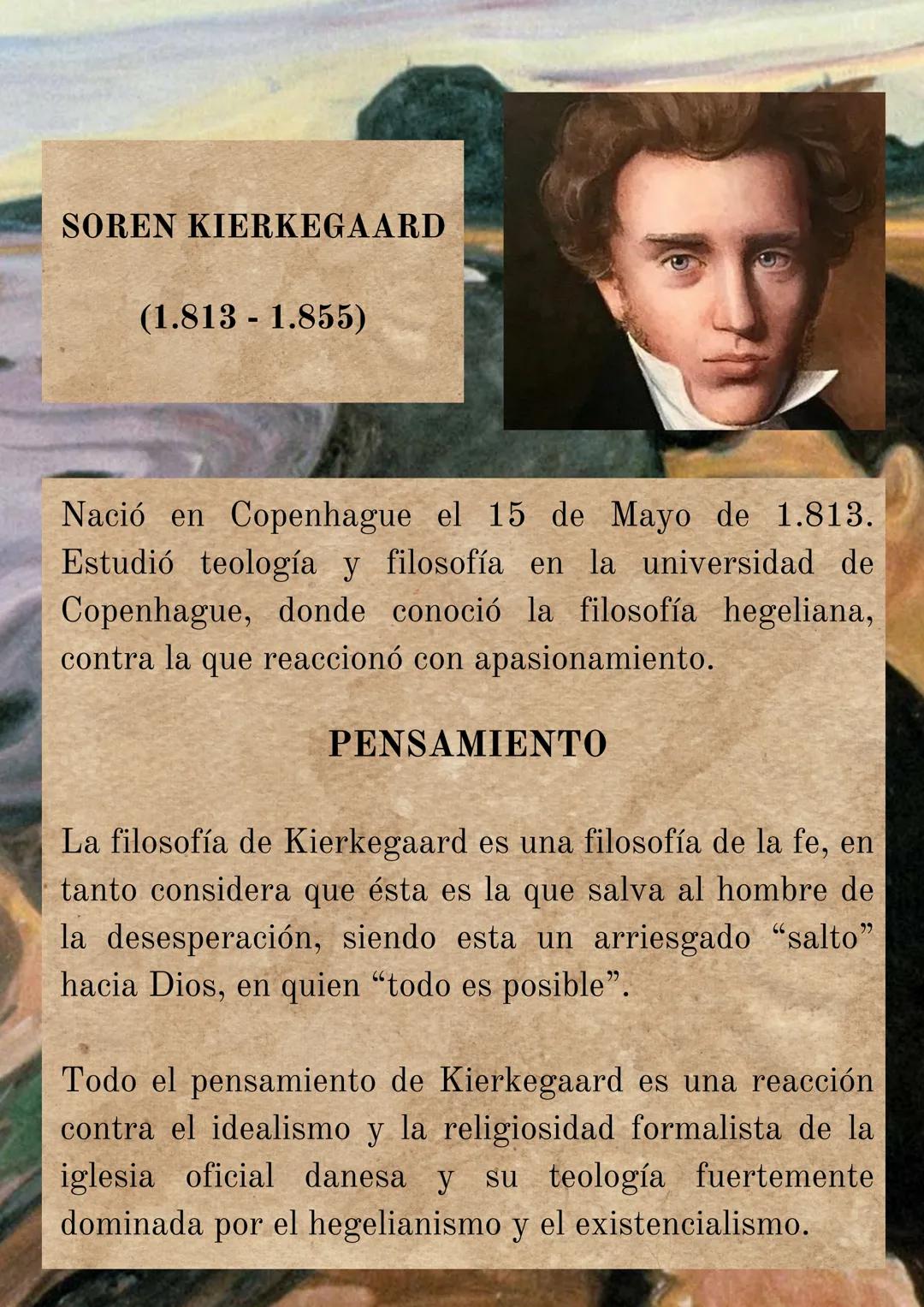 Exploración de la Filosofía de Soren Kierkegaard
