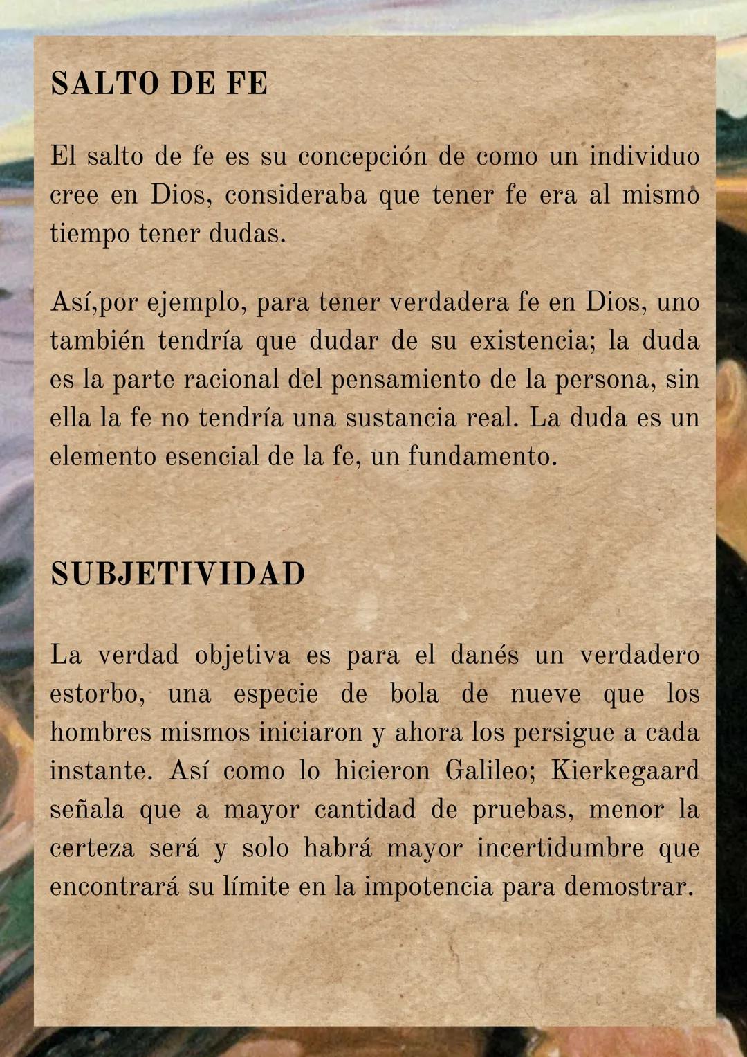 SOREN KIERKEGAARD

(1.813-1.855)

Nació en Copenhague el 15 de Mayo de 1.813.
Estudió teología y filosofía en la universidad de
Copenhague, 