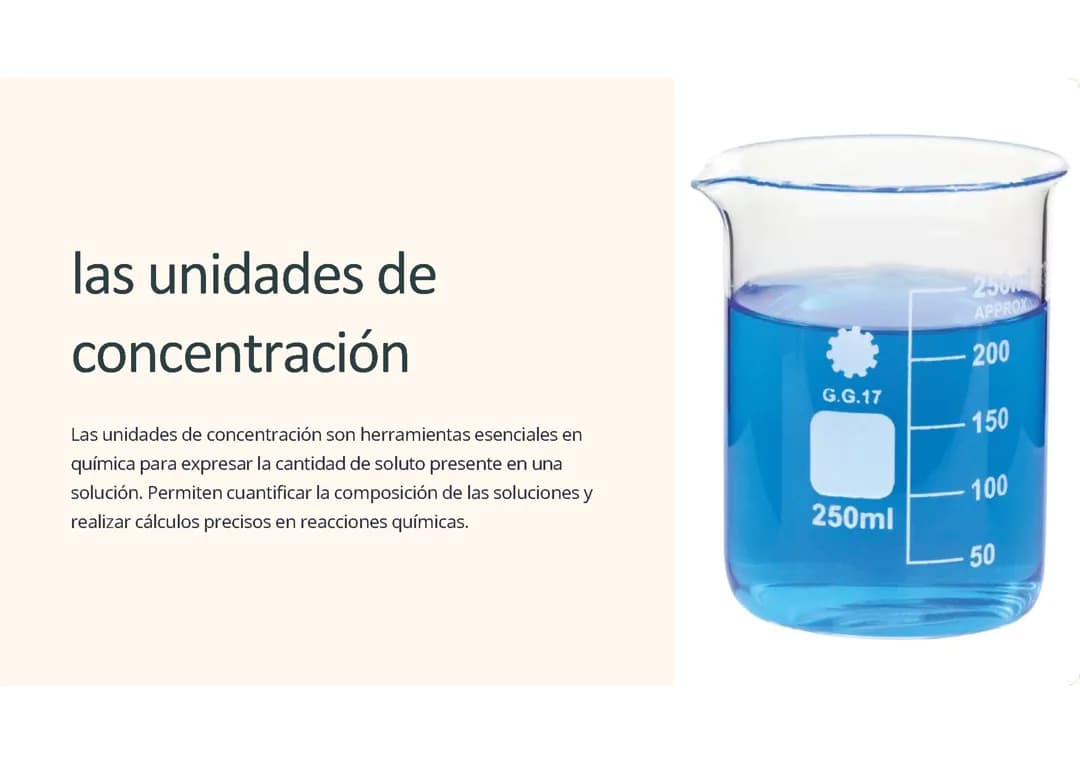 Unidades de concentración