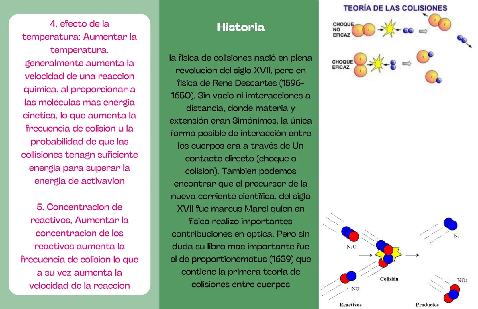 Teoría de
colisiones
CUAL ES LA TEORIA DE
LAS COLISIONES
La teoria de las colisiones dun
concepto fundamental en la
quimica cinetica, que se