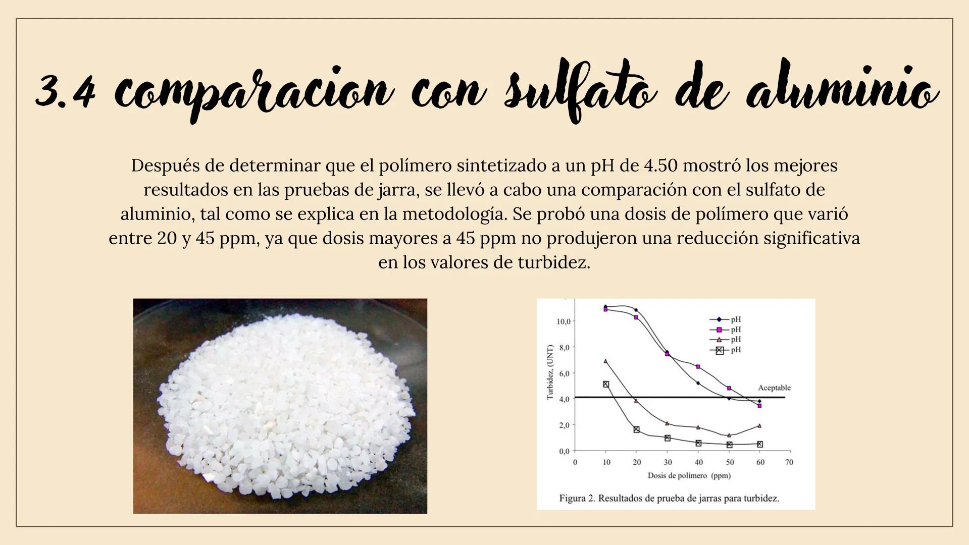 SÍNTESIS DE UN
POLÍMERO
INORGÁNICO DE
ALUMINIO Y SU USO
PARA
CLARIFICACIÓN DE
AGUA Introducción
El tratamiento de agua implica varias etapas
