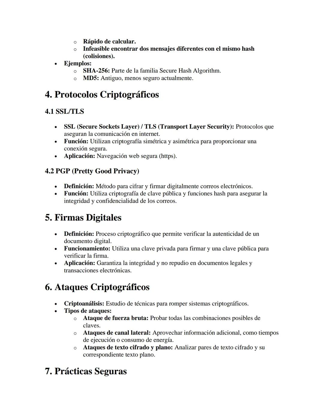 Criptografía
APUNTES//
1. Definición y Objetivos
•
•
Criptografía: Ciencia y arte de convertir mensajes para hacerlos ininteligibles a
perso