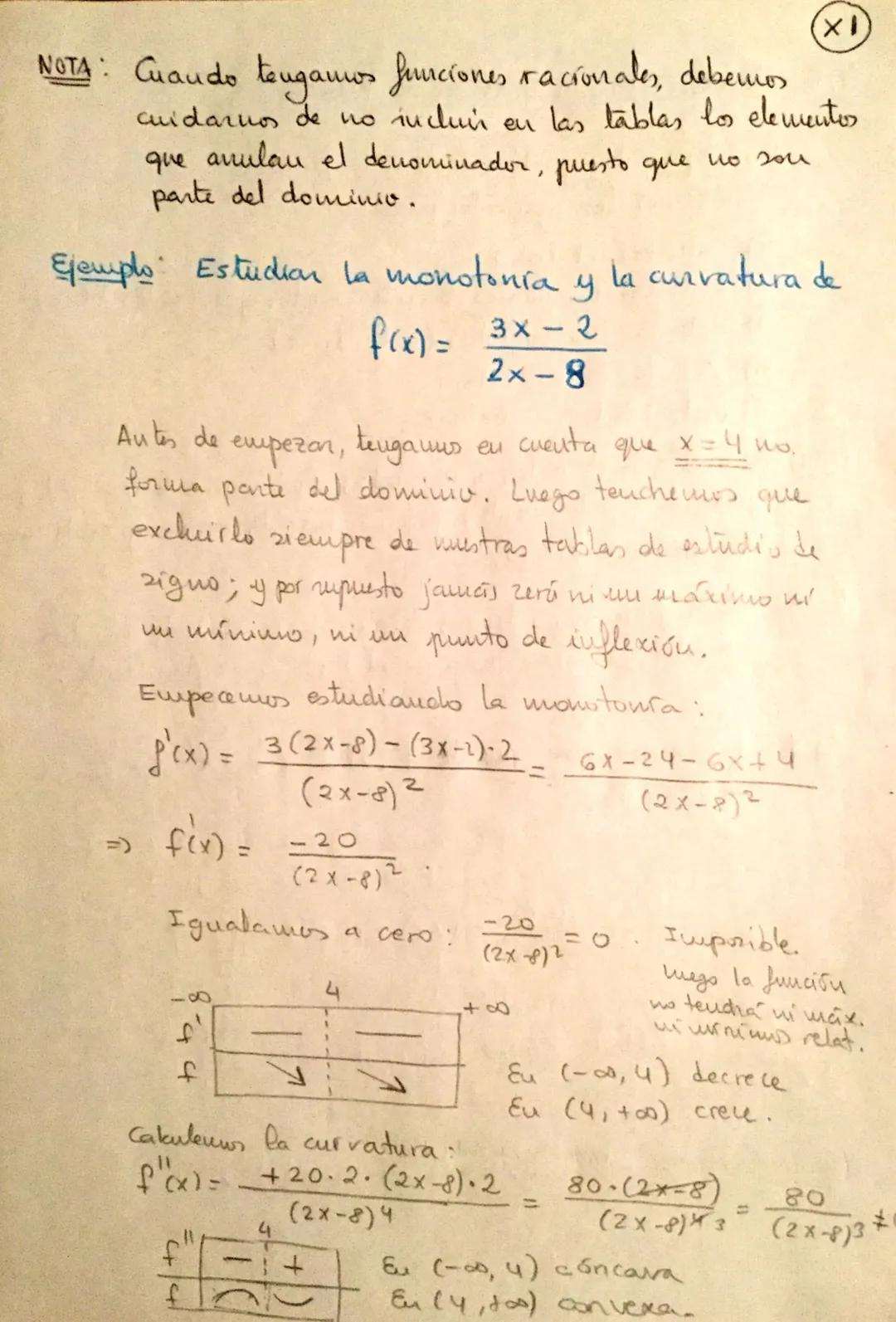 TEMA 4 DERIVADAS
4.1- Tasa de Variación Media
eu
Sea una funcióu continua en el intervalo [a,b]
Llamamos Tasa de Variación Media de la funci