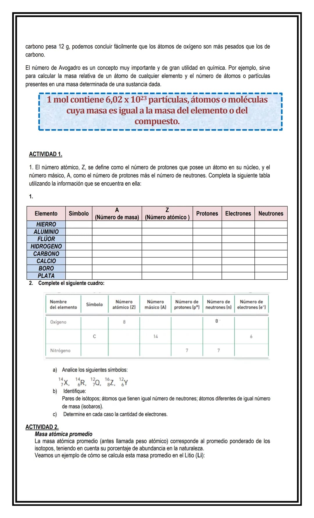 GUÍA DE APRENDIZAJE DE QUÍMICA DÉCIMO GRADO
PROPIEDADES DE LOS ÁTOMOS Y MODELO ATÓMICO ACTUAL
Muchas de las propiedades físicas de los átomo