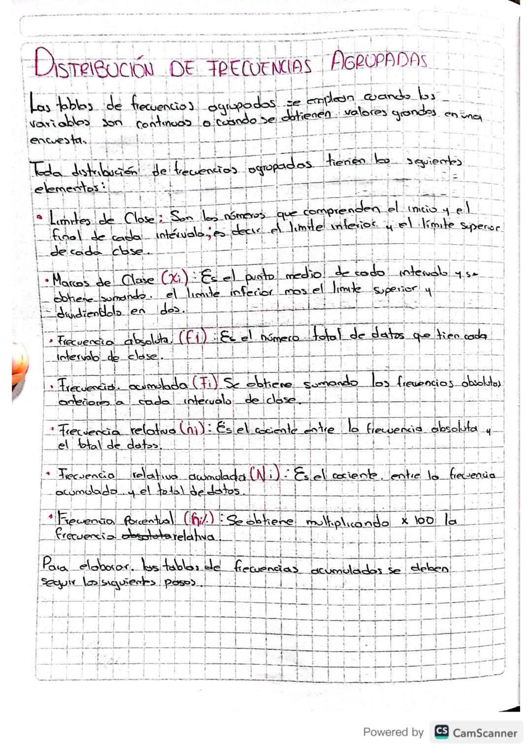 DISTRIBUCIÓN DE FRECUENCIAS AGRUPADAS.
Las tablas de frecuencias agrupados
se emplean cuando los
variables son continuas o cuando se dotiene