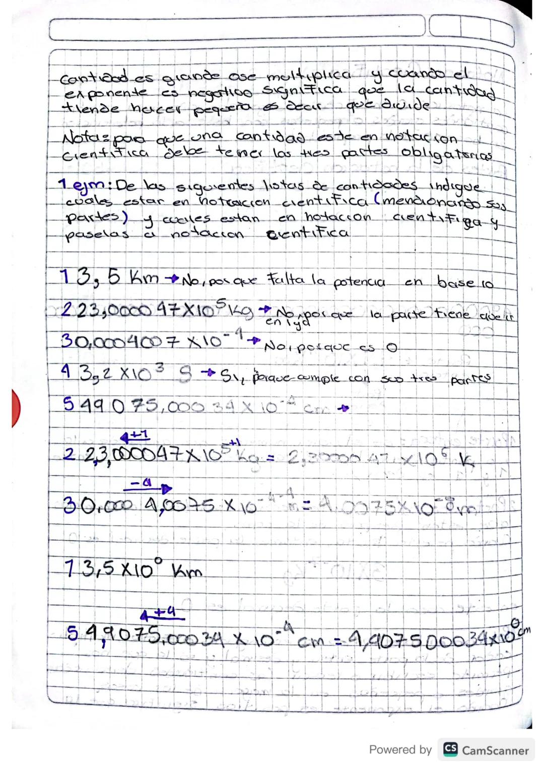 # Notacion Cientifica

La notacion Cientifica es algo abreviado para escribir
cantidades grandes o pequeñas con base a la potenciacion
en ba