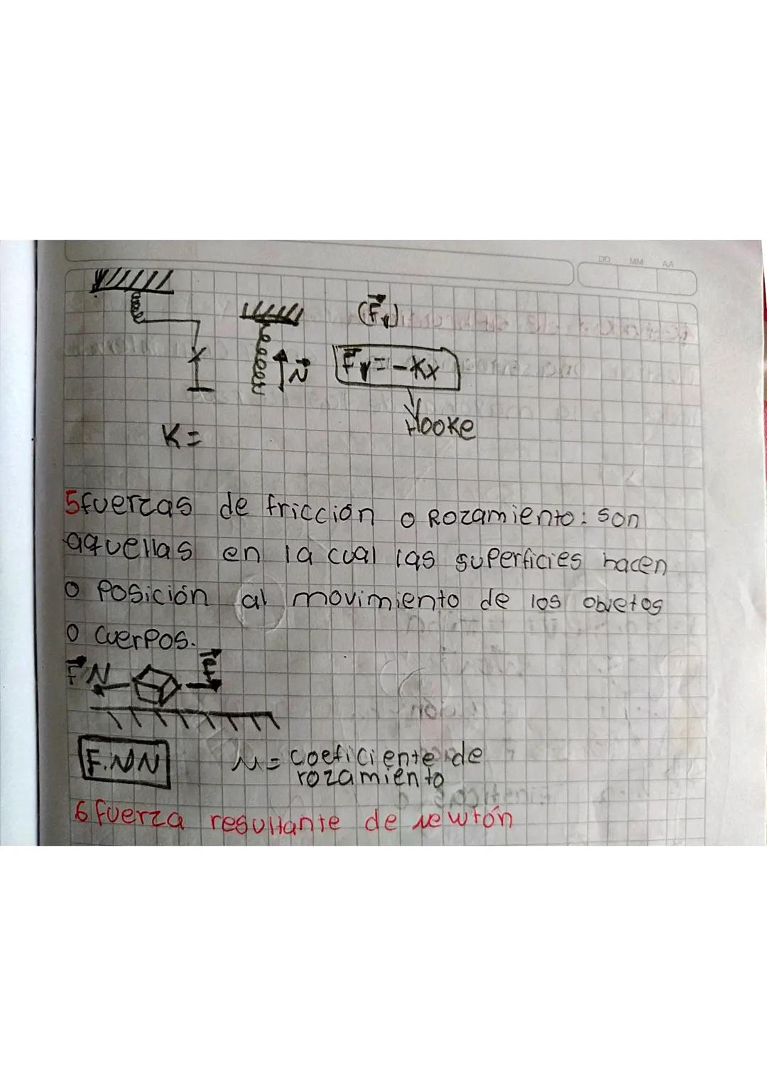 Clases de fuerzas
tension (1) bany
↑tensiónc†)
peso w = mg
Facción - caja T-W
Freaction-cuerda
Nor peso (w) = masa x gravedad
W-mg abajo
DD 