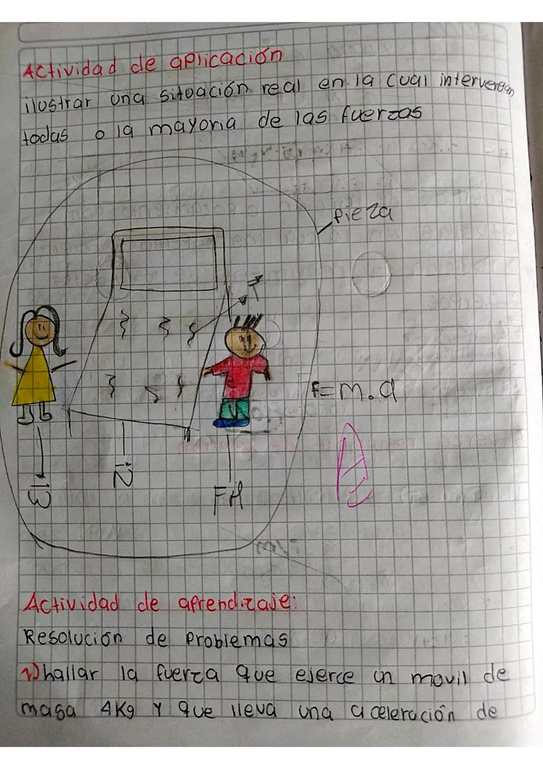 Clases de fuerzas
tension (1) bany
↑tensiónc†)
peso w = mg
Facción - caja T-W
Freaction-cuerda
Nor peso (w) = masa x gravedad
W-mg abajo
DD 