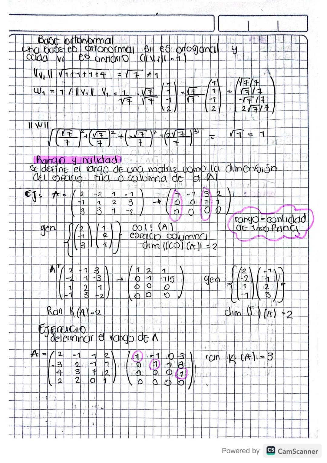 Algebra
determinar una base ortogonal a partir de
V₂ = 012
3
1
V₁ = 0₁
3
3
1
2
4
L
2/10/10
V. U US 114
yrah, omit
Para Verifice!
Producto Po