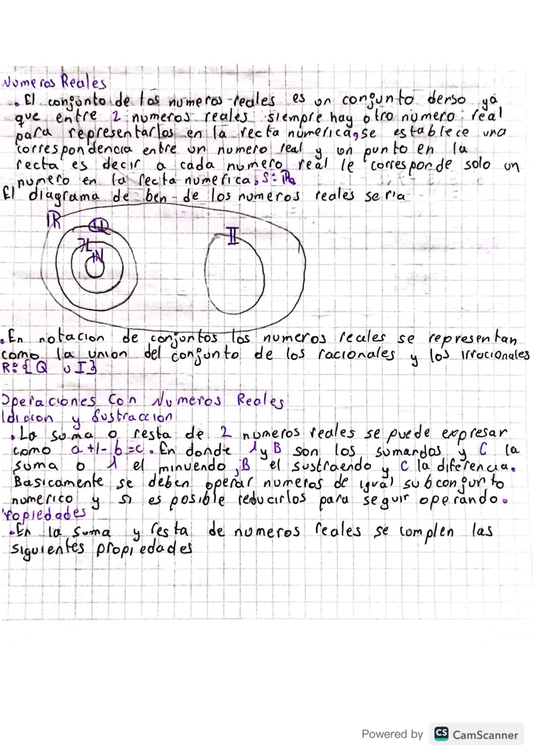 Numeros Reales
ya
El conjunto de los numeros reales es on conjunto derso
que entre 2 numeros reales siempre hay o
para representarlos en la 