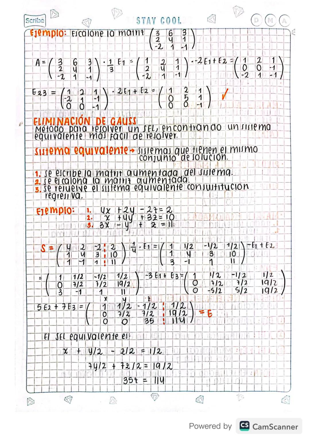 sistema de ecuaciones lineales
una ecuación lineal en las variables o incógnitas
X1, X2, Xan de la Forma α 1 X 1 + A2 X 2 + A + x z + . . . 