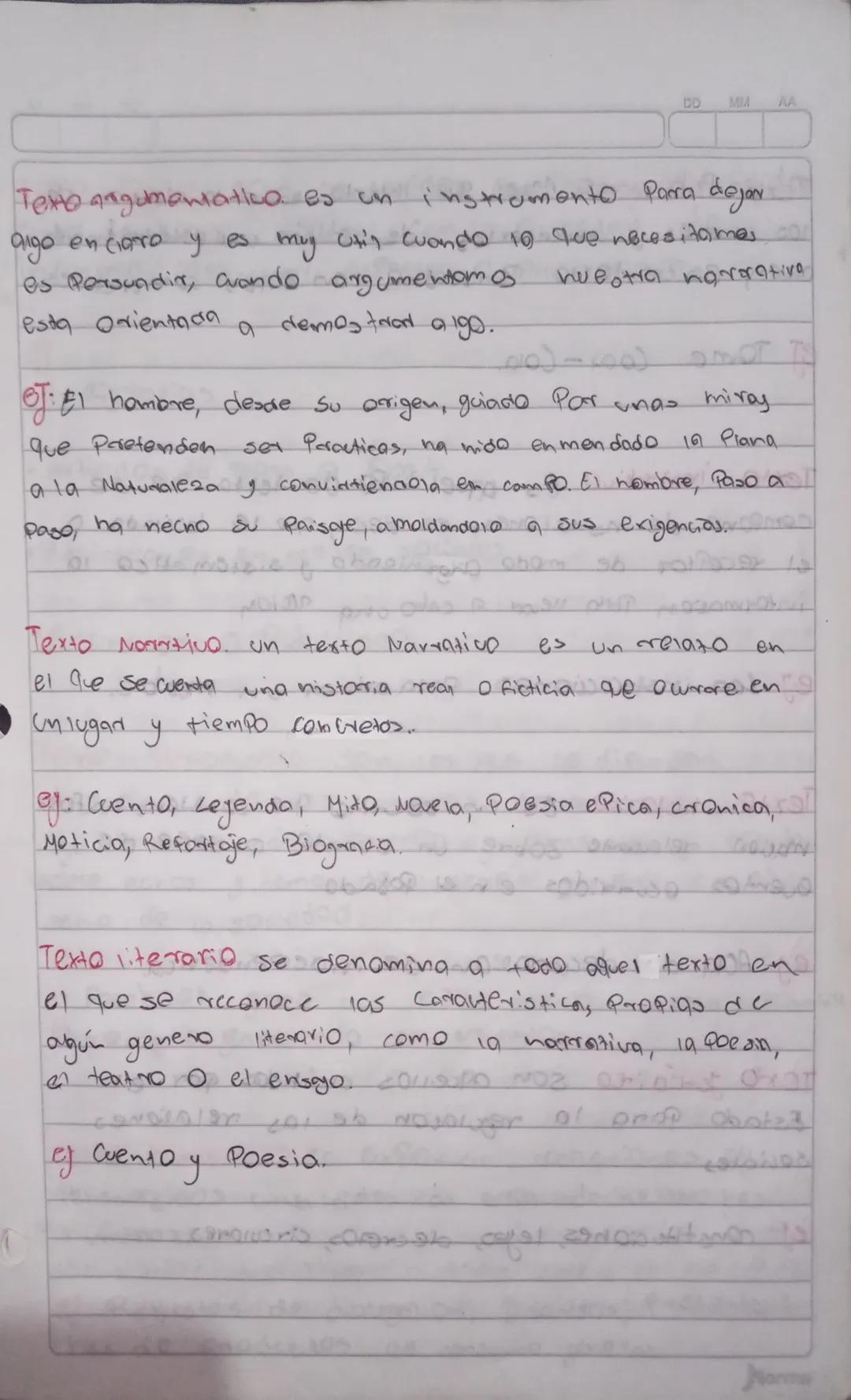 Tipos de texto.

Texto Desom Paivo su funcion es describir un
Producto 0
sexico de una forma clara y concreta para que craprosoume-
me le tr