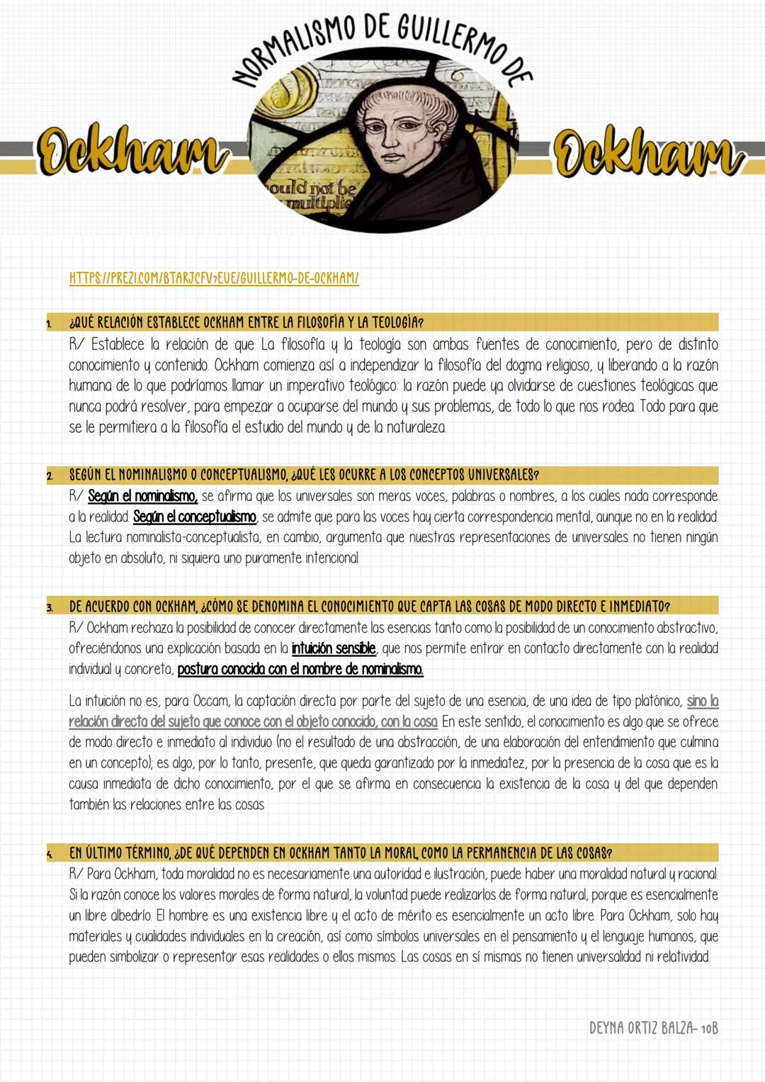 ODE GUILLERMO DE
Dekham
-Ockham
NORMALISMO
ould not be
multiplic
HTTPS://PREZI.COM/BTARJCFVEUE/GUILLERMO-DE-OCKHAM/
1. ¿QUÉ RELACIÓN ESTABLE