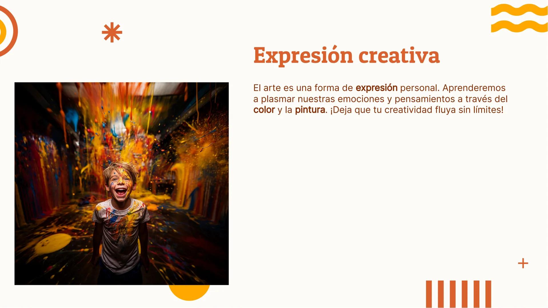 O
¡Pinta y Colorea
tu Creatividad!
+
III
* ¡Bienvenidos!
¡Descubre tu creatividad a través del arte! En este
taller aprenderás técnicas de p