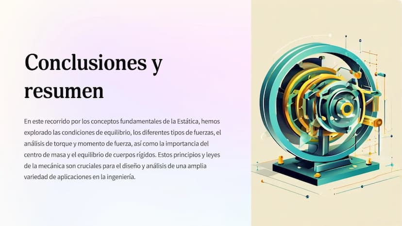ne
Introducción a la
Estática
n
La Estática es la rama de la Mecánica que estudia el equilibrio de los
cuerpos cuando están sometidos a fuer
