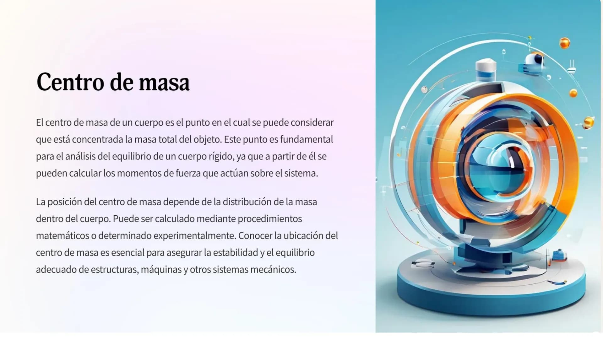 ne
Introducción a la
Estática
n
La Estática es la rama de la Mecánica que estudia el equilibrio de los
cuerpos cuando están sometidos a fuer