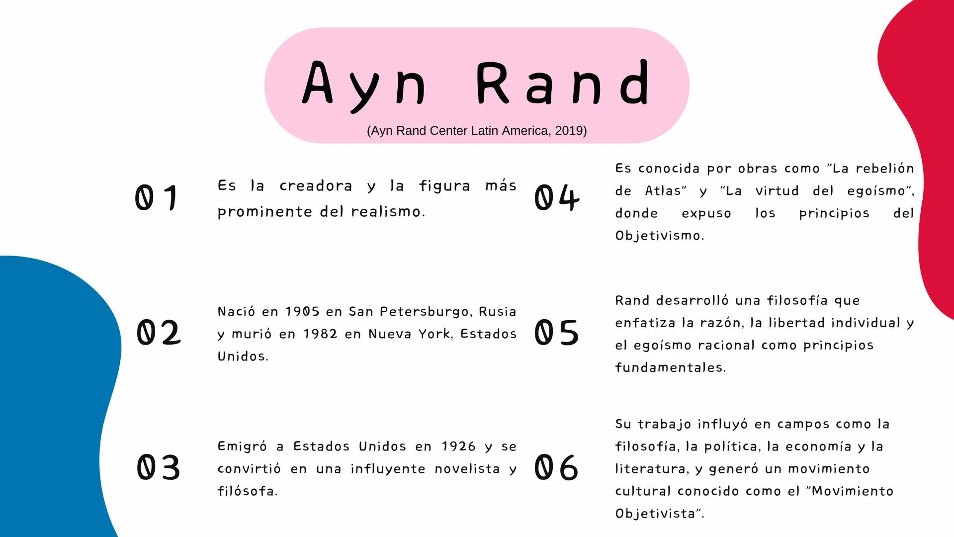 OBJETIVISMO Contenidos
1. ¿Qué es el objetivismo?
2.
Filosofía objetivista
3. Filósofos representativos
4.
5.
Datos curiosos
Referencias ¿Qu