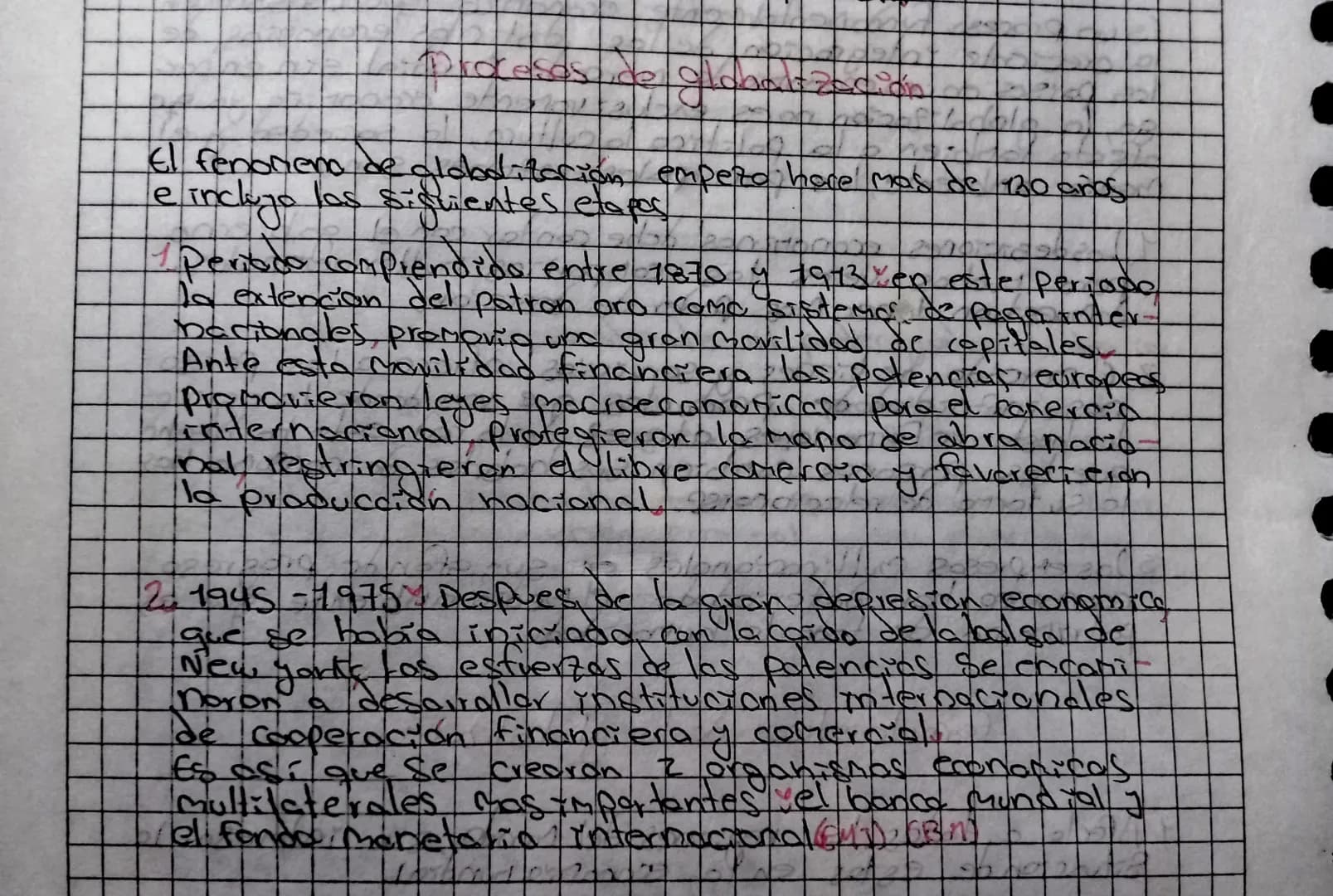 Procesos de globalización