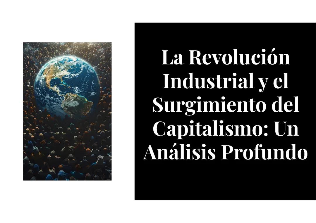 Revolución industrial y el capitalismo 