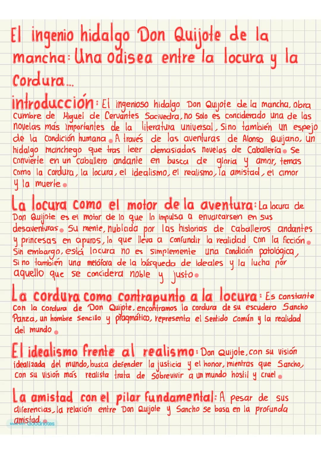 El ingenio Hidalgo Don Quijote de la mancha: Una odisea entre la locura y la cordura.