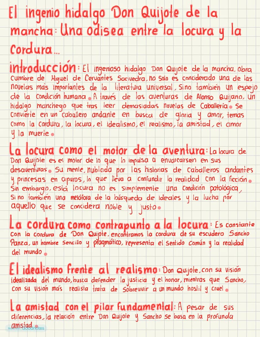 El ingenio hidalgo Don Quijote de la
mancha: Una odisea entre la locura y la
Cordura....
introducción: El ingenioso hidalgo Don Quijote de l