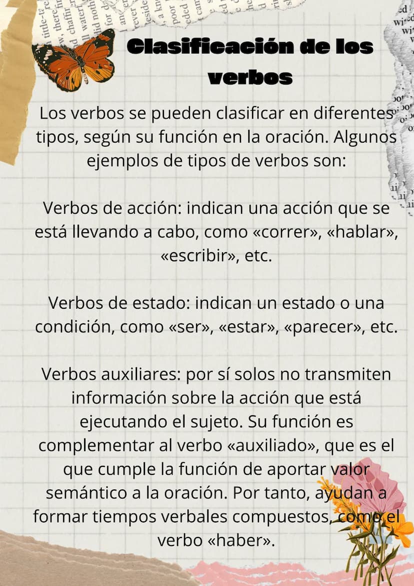 tittle-
w, ther
d chaf
ll wat
did r
fo
I ar
rev
Los verbos
ed c
with
ome
he
you
eac
t
otpa
oint:
Los verbos son un tipo de palabra o categor