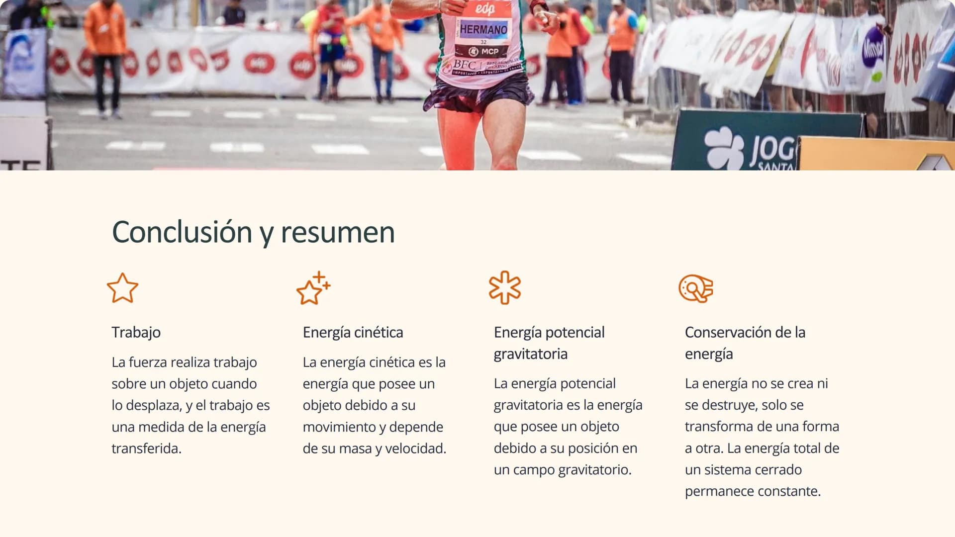 Trabajo y Energía
El trabajo y la energía son conceptos fundamentales en la física
que describen el movimiento y la capacidad de realizar ca