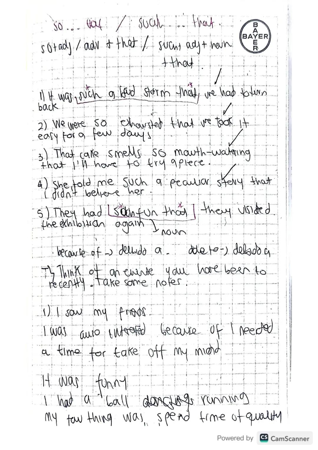 BAYER

Indefinite pronouns,
people people object Place
Body One Thing. Where
Some Somebody Someone Something semewhere
Any Anybody Anyone An