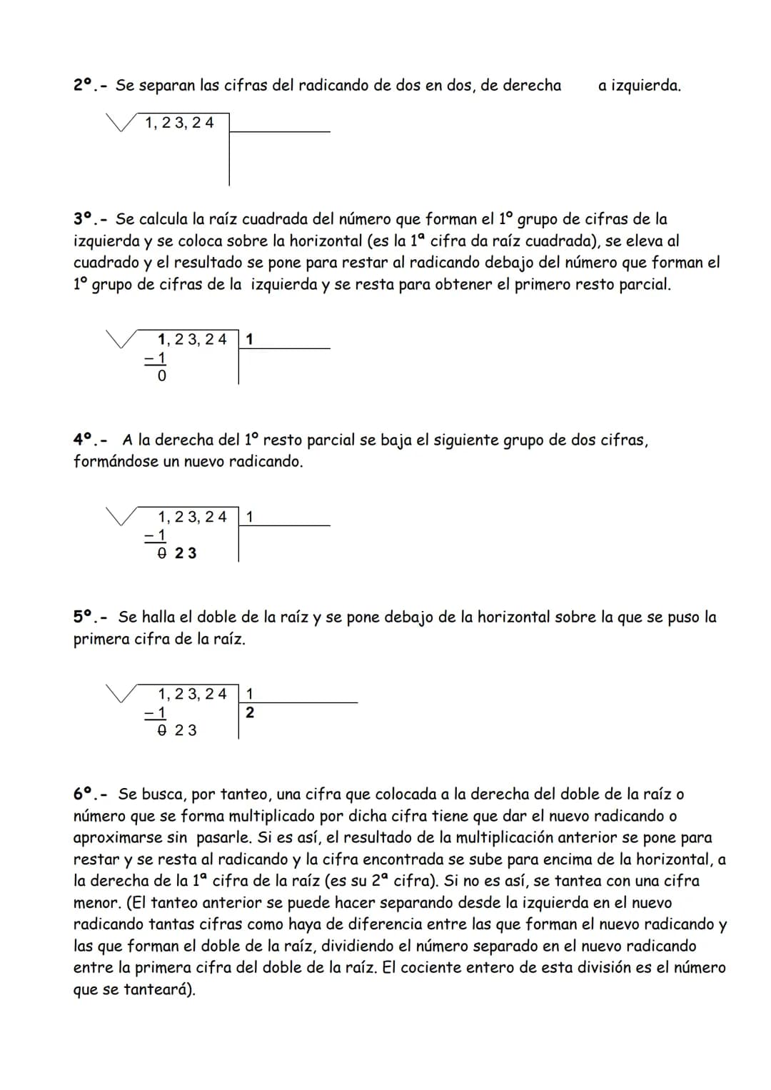 LECCIÓN 3: POTENCIACIÓN Y RADICACIÓN
3.1.- POTENCIAS
La potenciación es la operación que permite obtener el valor de una potencia. Una poten