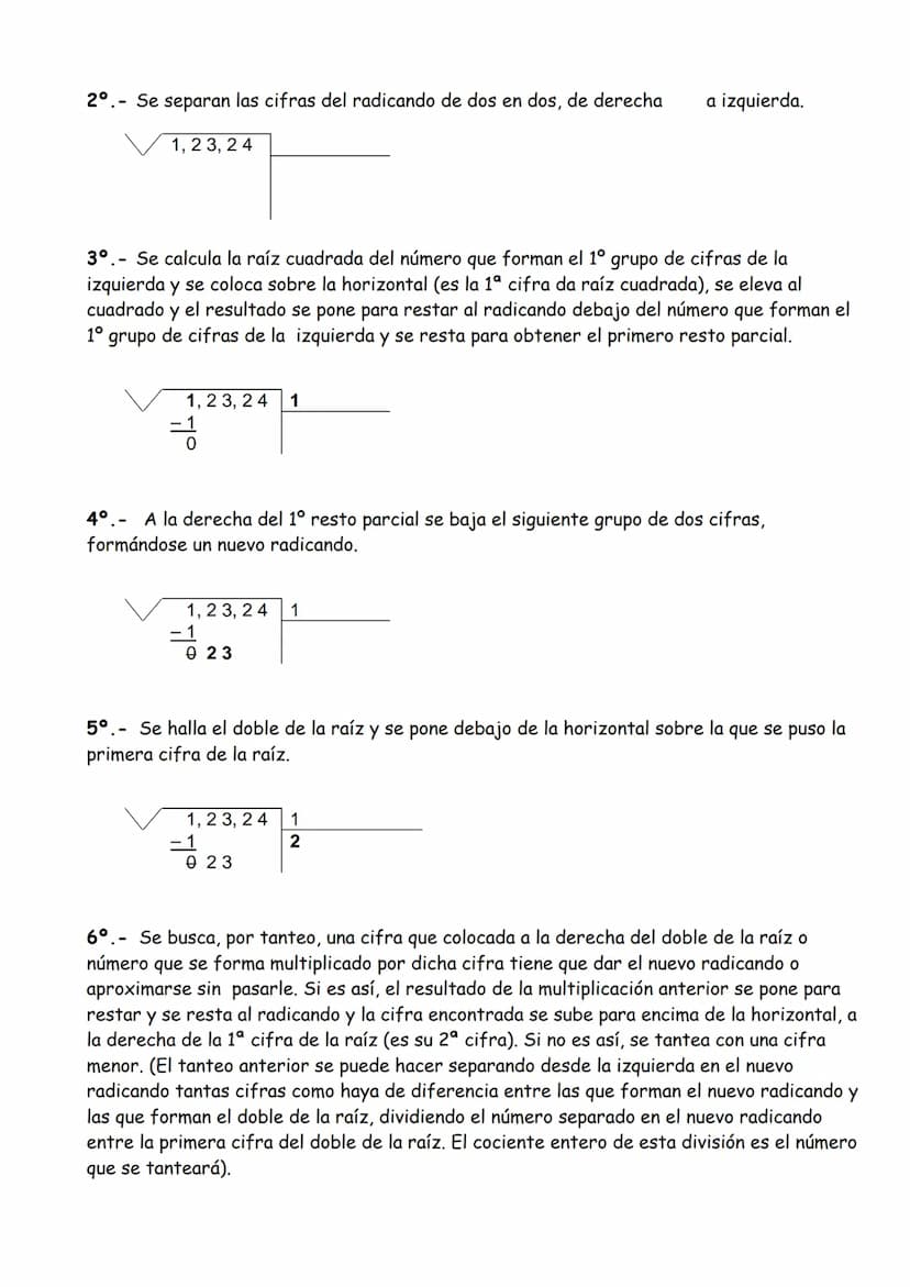 LECCIÓN 3: POTENCIACIÓN Y RADICACIÓN
3.1.- POTENCIAS
La potenciación es la operación que permite obtener el valor de una potencia. Una poten
