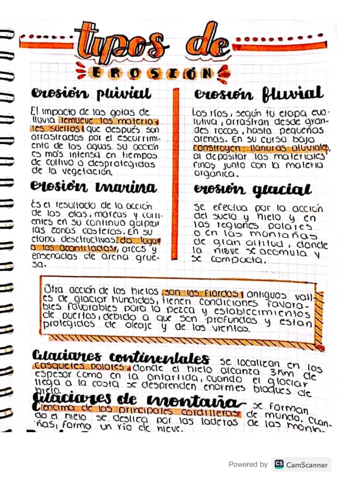 typos de
EROSION
erosion puivial
El Impacto de las gotas de
lluvia lemueve los materia
les suellos que después son
orrastrados por el escurr
