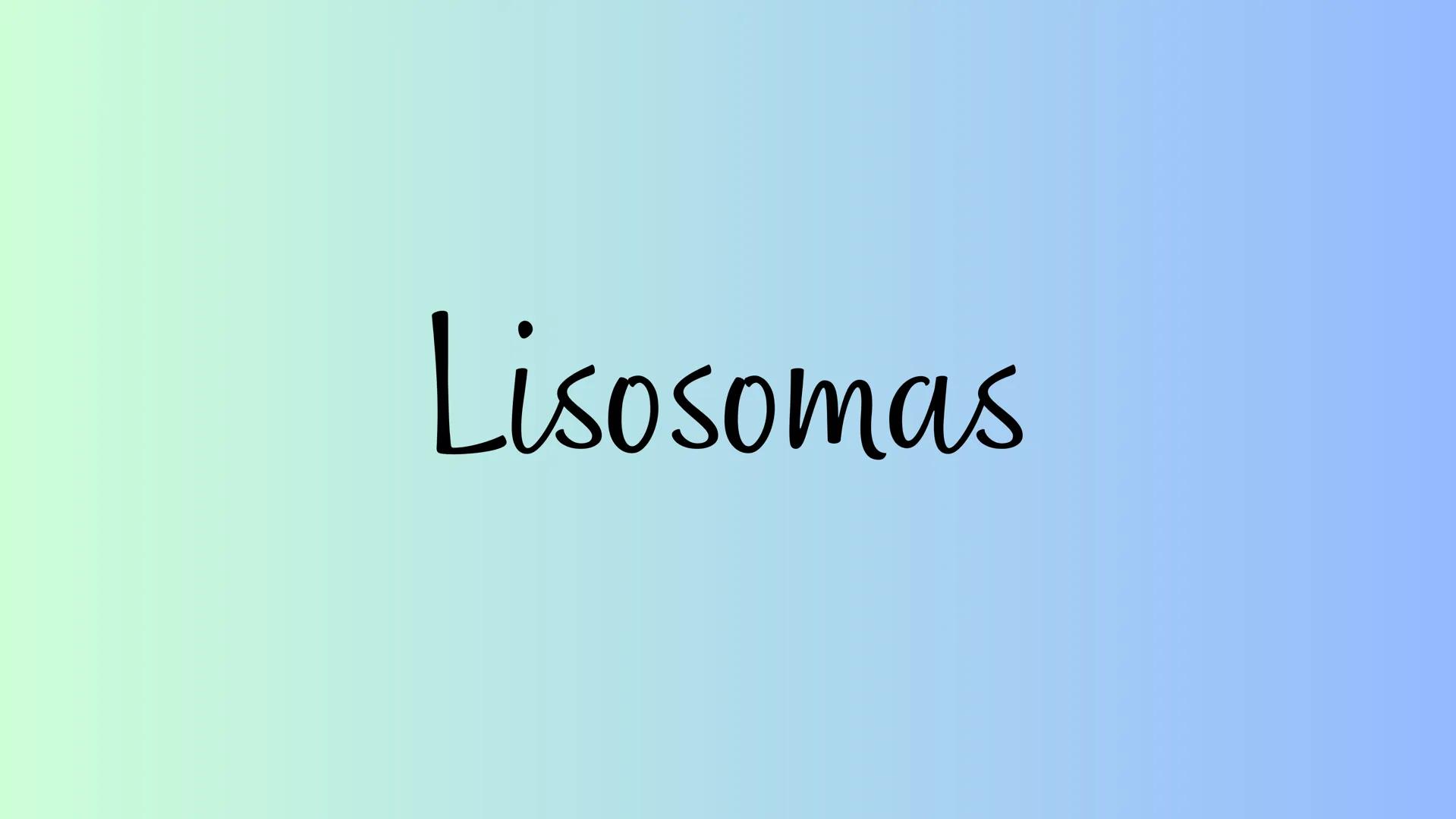 Lisosomas # ¿QUE ES?

Los lisosomas son un tipo de orgánulos celulares
indispensables para la digestión celular. Son
burbujas dentro del cit
