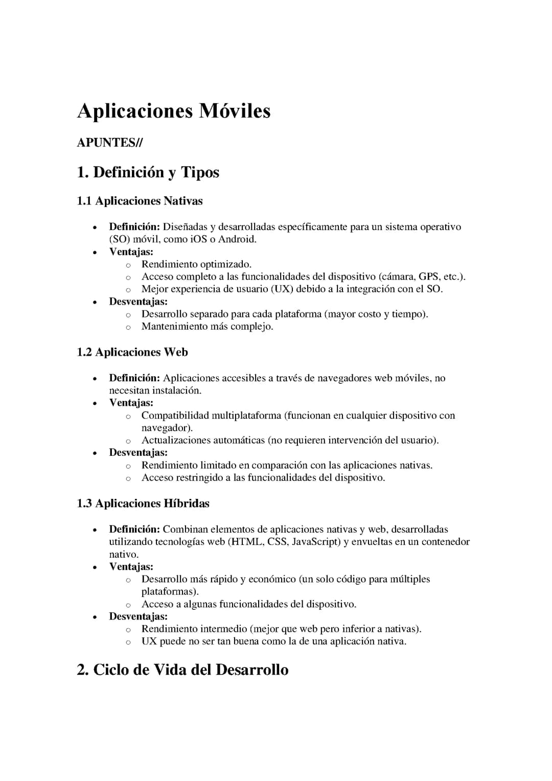 Aplicaciones Móviles