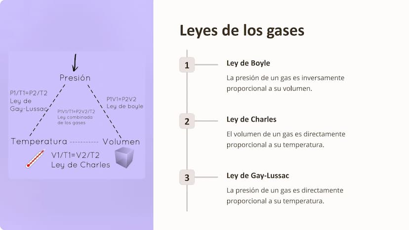 los gases
Los gases son fluidos invisibles que ocupan todo el espacio
disponible y se expanden para llenar cualquier recipiente.
Están compu
