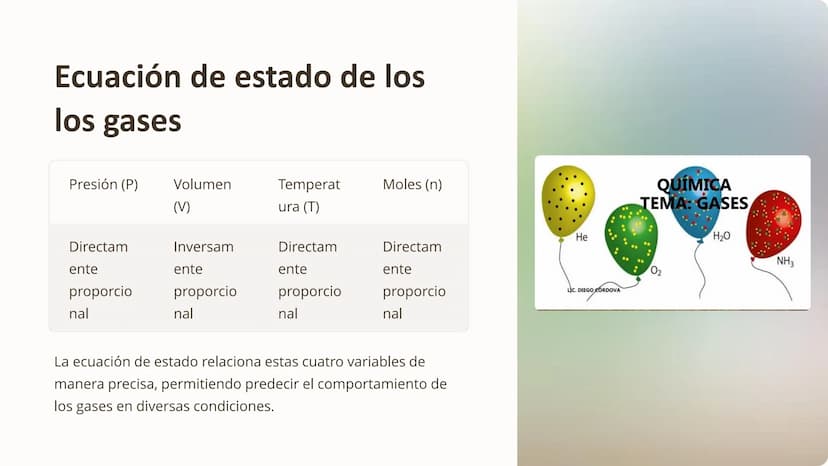 los gases
Los gases son fluidos invisibles que ocupan todo el espacio
disponible y se expanden para llenar cualquier recipiente.
Están compu
