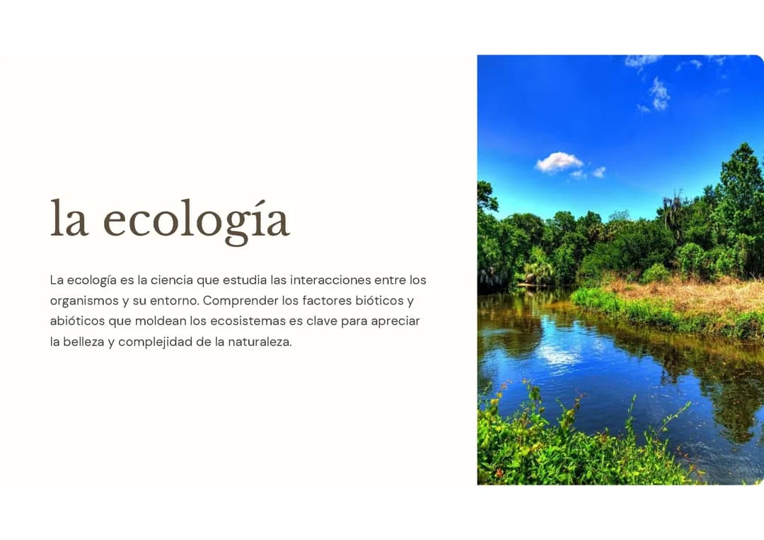 Ecología: 