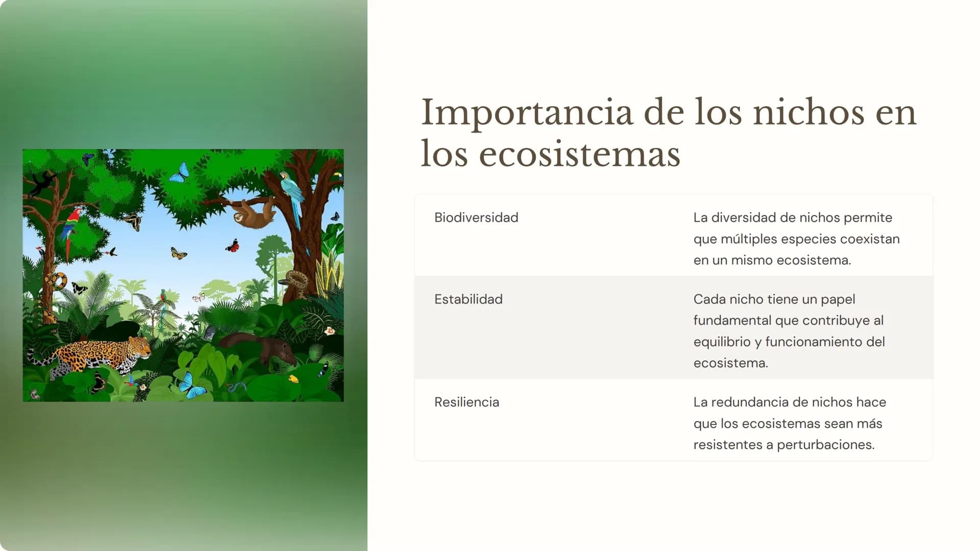 la ecología
La ecología es la ciencia que estudia las interacciones entre los
organismos y su entorno. Comprender los factores bióticos y
ab