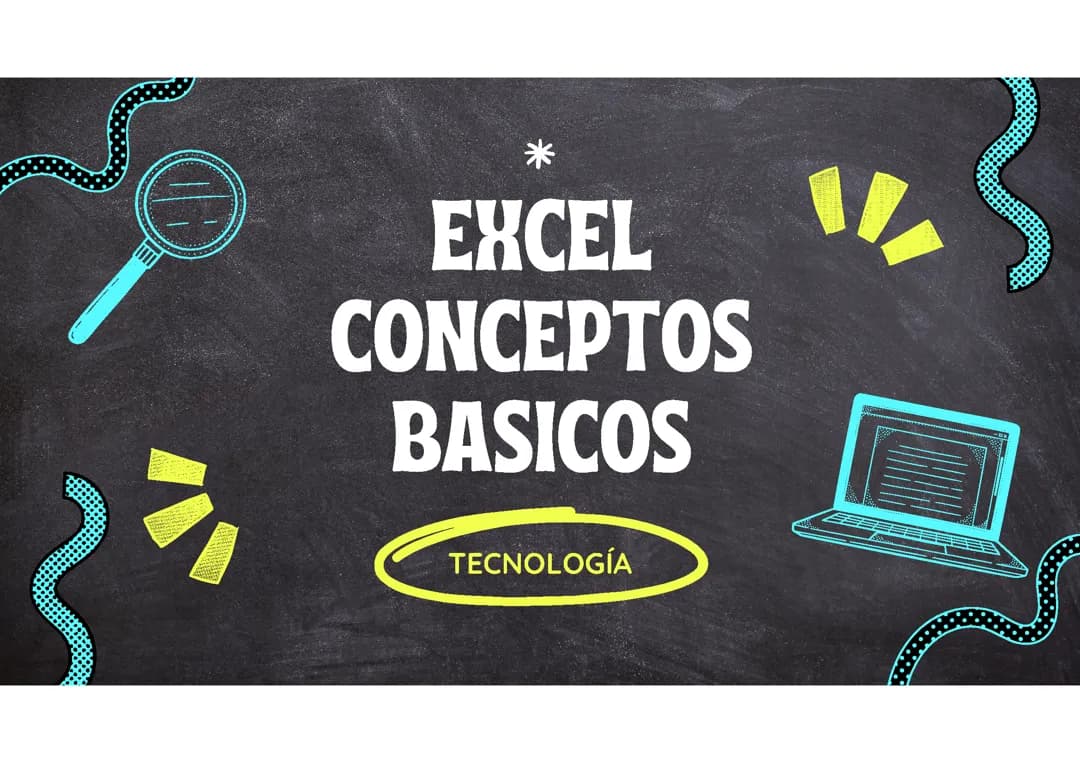 EXCEL CONCEPTOS BASICOS