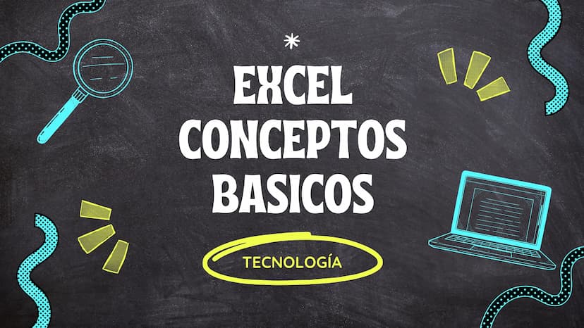 *
EXCEL
CONCEPTOS
BASICOS
E
TECNOLOGÍA QUE ES EXCEL
Excel, una aplicación de Microsoft Excel, permite a
los usuarios crear, organizar y anal