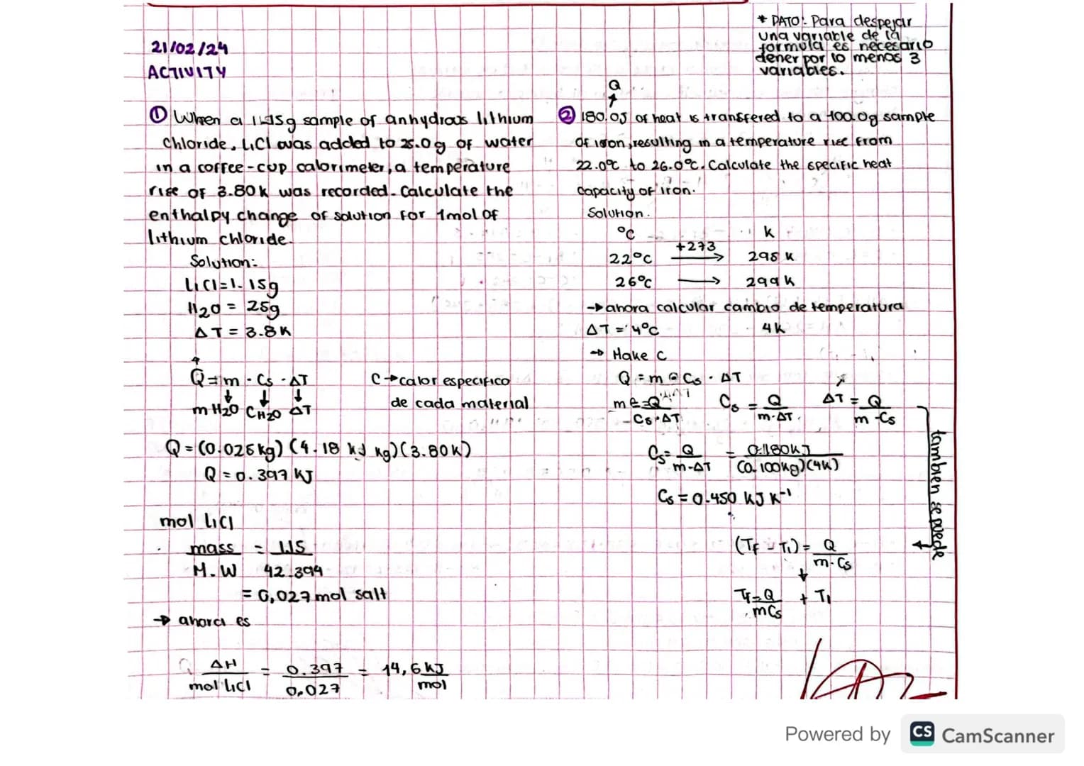 31/01/24
LAWS OF THERMODINAMIC
ZEROETH CAW
Temperature.
Two systems in equilibrivon with a third
system are in thermal equilibrium with
each