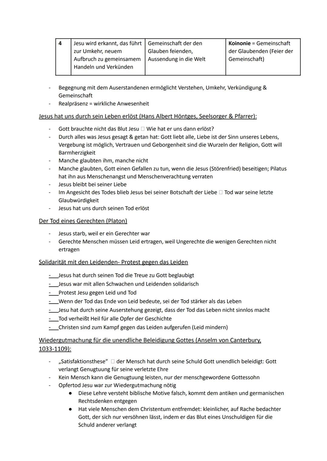 Religion Abiturstoff

Q1: Jesus Christus- das menschgewordene Wort Gottes: Die Reich-Gottes-Botschaft, Die
Auferstehung Jesu (Hoffnung über 