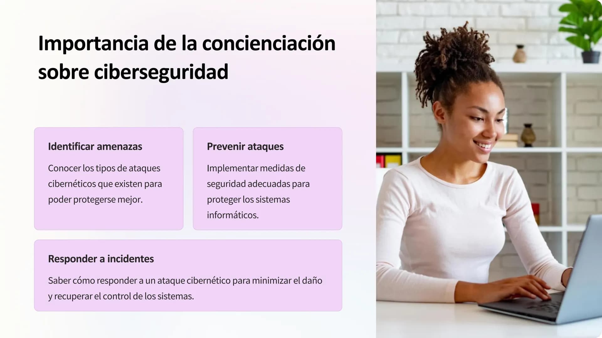 la ciberseguridad
La ciberseguridad es la práctica de proteger los sistemas informáticos y la
información digital de accesos no autorizados,