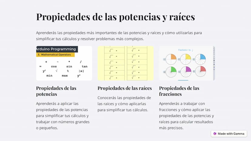 -x
0108
Sx
Aprende todo sobre potenciación
X-u
O
y radicación
C
Coración cientifica y bn sinn
en cos+ba x)
En esta lección, estarás a cargo 