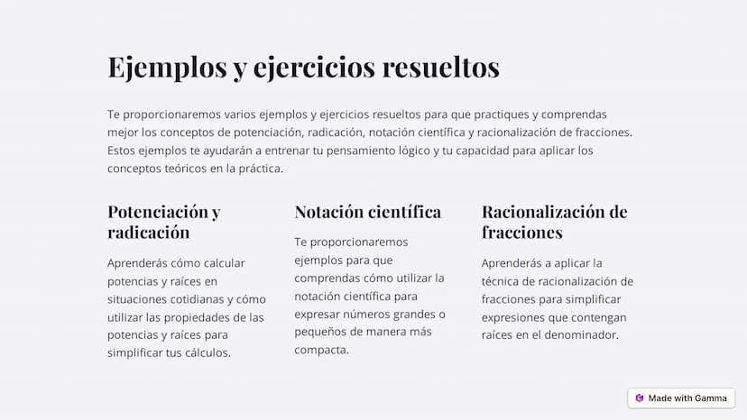 -x
0108
Sx
Aprende todo sobre potenciación
X-u
O
y radicación
C
Coración cientifica y bn sinn
en cos+ba x)
En esta lección, estarás a cargo 