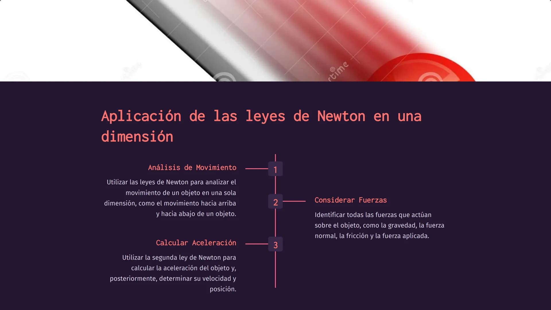 las leyes de
Newton
Isaac Newton, un científico inglés del siglo XVII, sentó las bases
de la dinámica clásica con sus tres leyes del movimie
